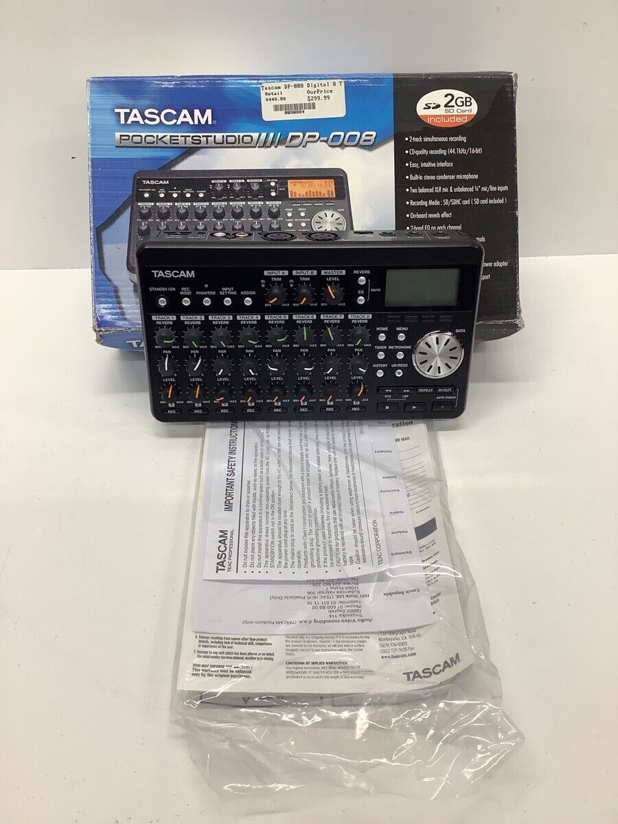 can a tascam dp-008 with which computer for best results